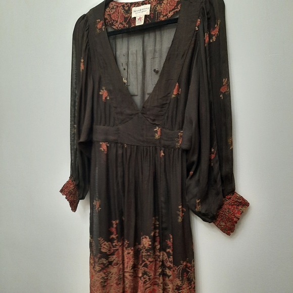 Ralph  Lauren Denim & Supply Sheer Boho Long Sleeve Dress - Picture 5 of 13